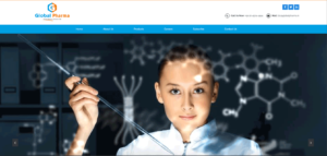 Website Designing of Global Pharma